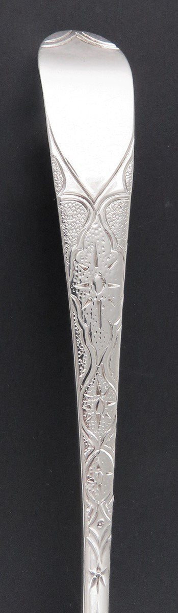 Antique 1798 English Sterling Silver Peter & Ann Bateman Fruit Serving Spoon