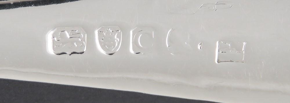 Antique 1798 English Sterling Silver Peter & Ann Bateman Fruit Serving Spoon