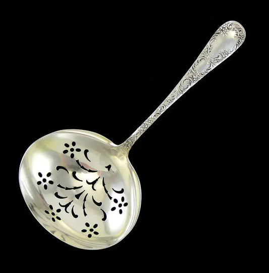 Antique Sterling Silver Gorham Douglas 1899 Pierced Sugar Sifter Ladle Server