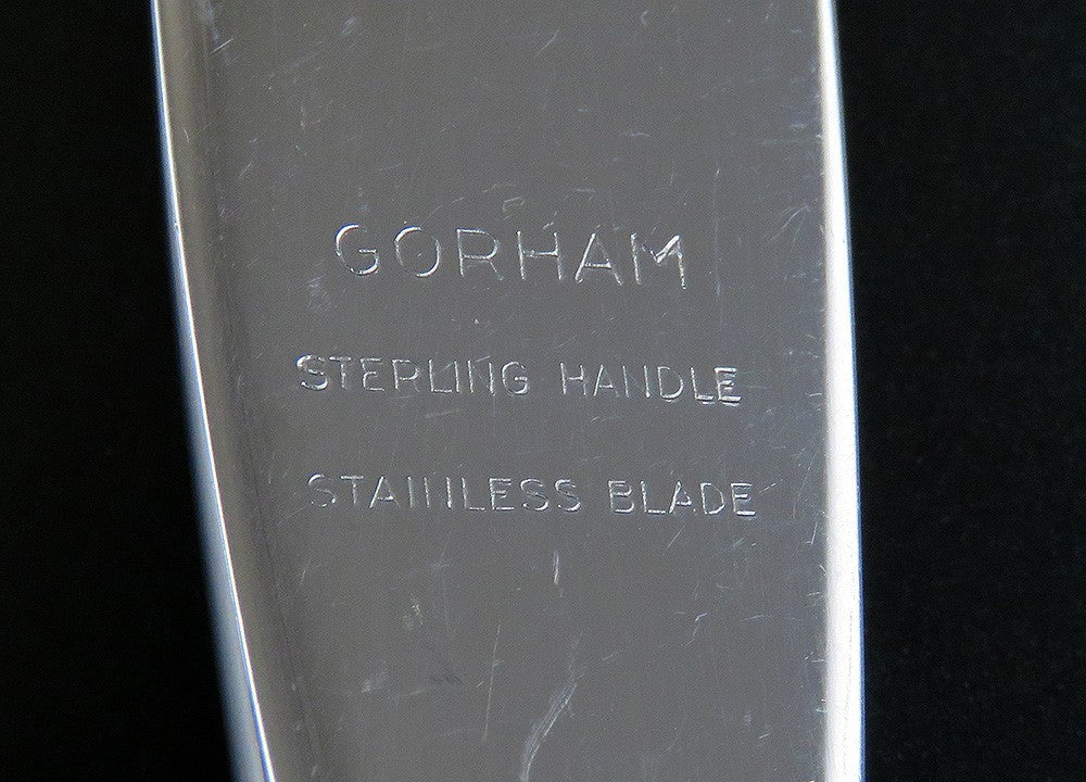 Fine Gorham Sterling Silver 70pc Chantilly Flatware Set Serves 8