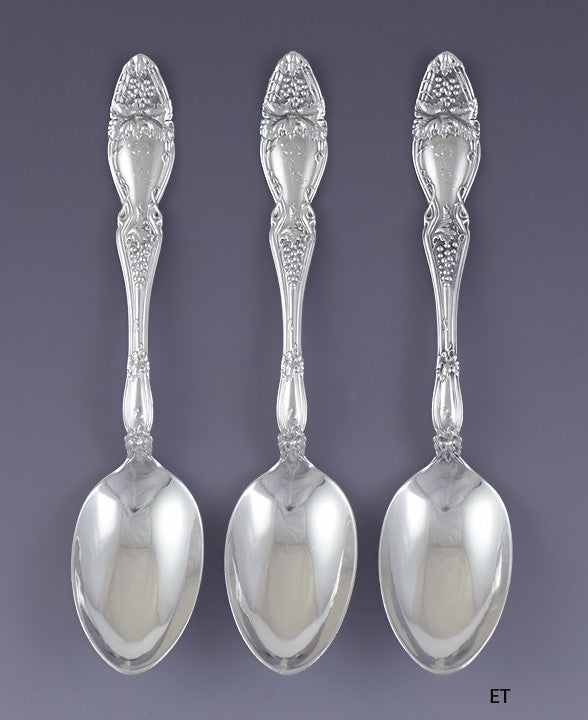 3 International Cloeta Pattern 1905 Coffee Tea or 5 o’clock Spoons