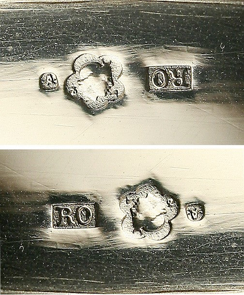 Antique c1900 Austro-Hungarian Silver Sterling Sauce Gravy Boat w Tray/Plate