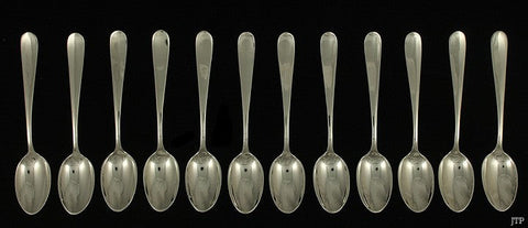 12 Gorham Dolly Madison 1929 Sterling Silver Demitasse Spoons 4 1/4"
