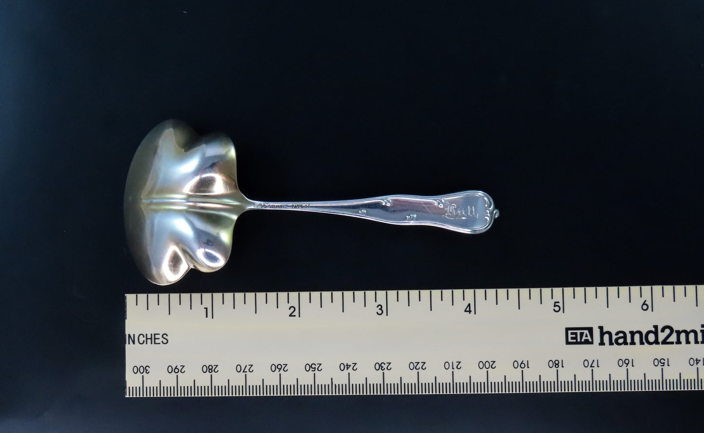 Elegant Dominick Haff Rococo Sterling Silver Bon Bon Nut Spoon 4 1/4 Inches