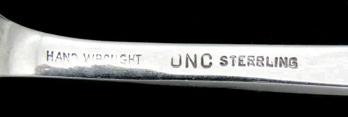 Arts Crafts Sterling Silver ONC Old Newbury Crafters Panel Antique Cheese Scoop