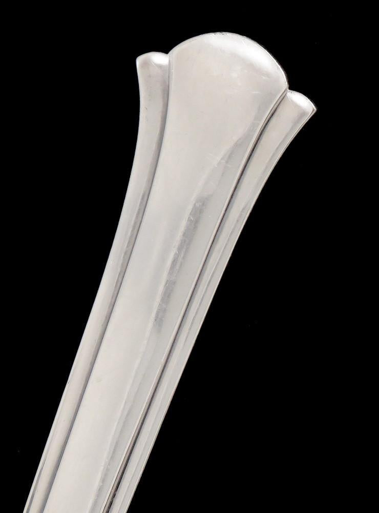 Vintage Danish Sterling Silver Cohr Large Heavy Serving Spoon 10 3/4" NO MONO