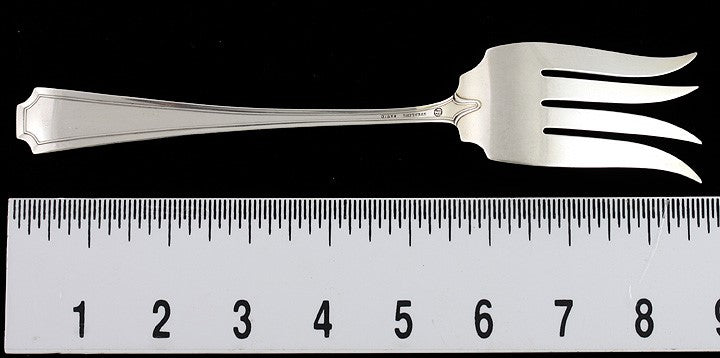 Vintage Sterling Silver Durgin Colfax 1922 Salad Serving Fork