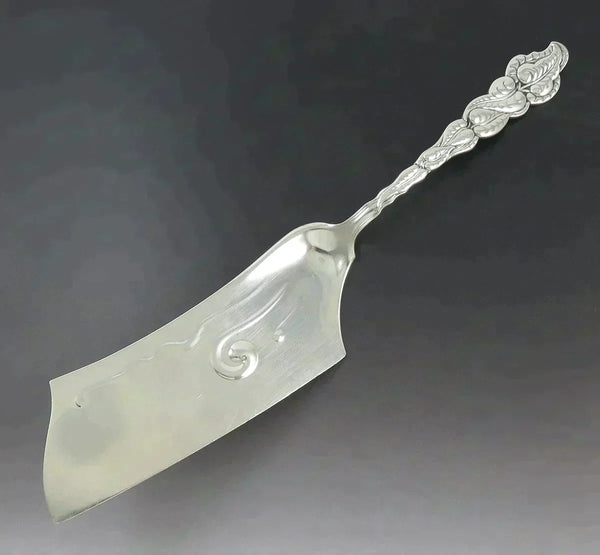 Antique Tiffany Atlantis 1899 Sterling Silver Ice Cream Fish Slice Server 12"