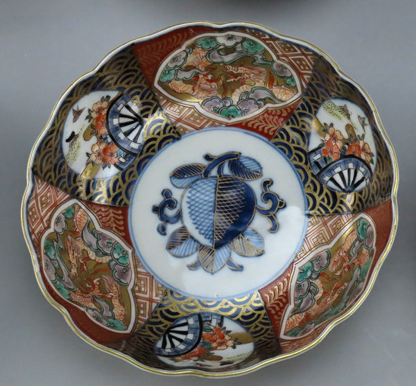 10 Great mid 1800s Antique Japanese Imari Bowls 7 in