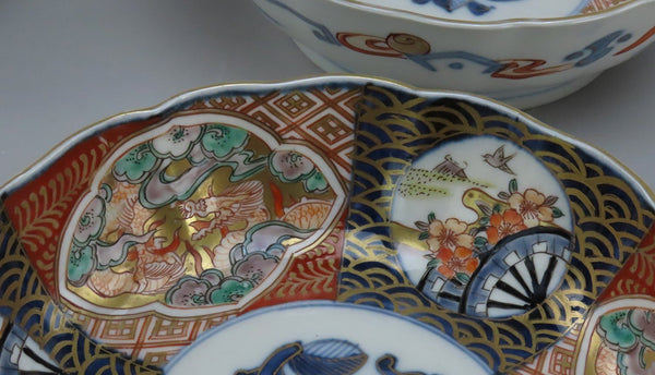 10 Great mid 1800s Antique Japanese Imari Bowls 7 in