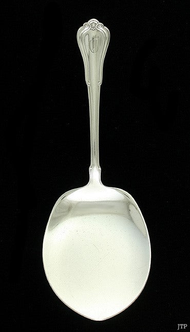 Antique Gorham Villa Norfolk Sterling Flapjack Tomato Server 7 3/4"