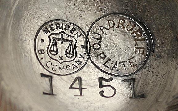 Antique Silver Meriden Britannia Co Assyrian Head Trophy 2 Handle Loving Cup Urn