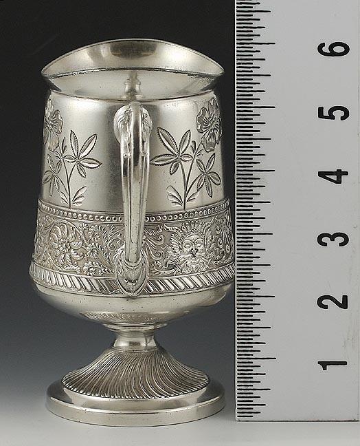 Antique Silver Meriden Britannia Co Assyrian Head Trophy 2 Handle Loving Cup Urn