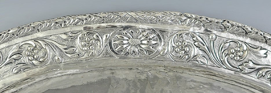 Fantastic C1750-1830 Silver Inkwell & Sander W/Tray
