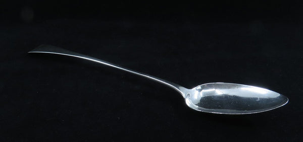 Antique English Sterling Silver Stuffing/ Serving Spoon 12 1/2 inches