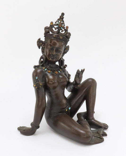 Metropolitan Museum Art Repro of Nepal Uma Parvati Hindu Goddess Bronze 1988