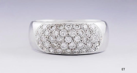 Dazzling 18k White Gold ~1.25ct Diamond Ring