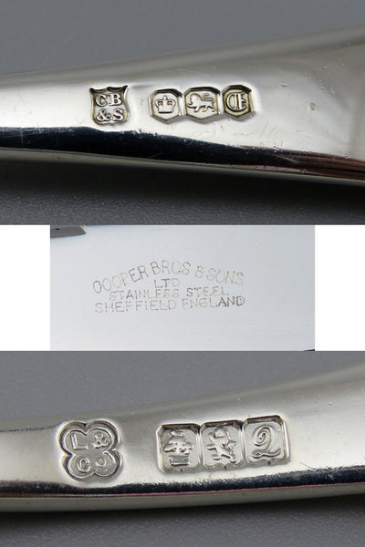 Fine English Sterling Silver 90pc Queen Anne Rat Tail Flatware Set Serves 12