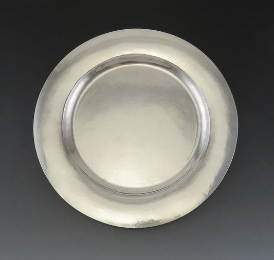 Antique c1923 Kalo Chicago Arts & Crafts Sterling Silver Plate Platter Tray 11"