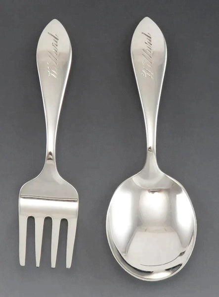 Sterling Silver Watson Old Colony Youth/Baby/Child Fork & Spoon Set