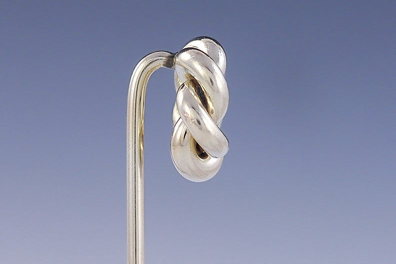 14k Gold Knot Spiral Stick Pin Brooch