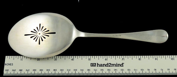 Antique 1902 Norwegian 830 Silver J Tostrup Pierced Base Server 9 3/4"