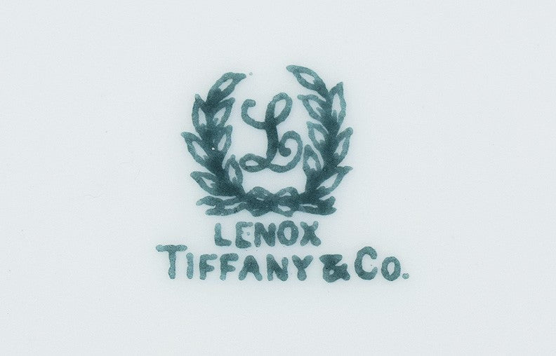 Great set 9 Tiffany & Co Lenox White Cream Gilded Luncheon Plates
