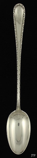 Antique Galt Davis Victorian Sterling Silver Platter Serving Stuffing Spoon