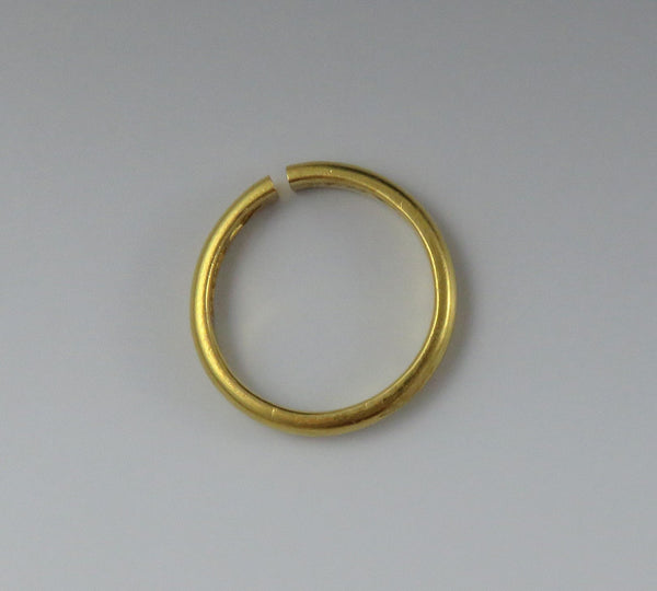 c1905 Beautiful Antique 22k Yellow Gold Wedding Band Ring 3mm Easy Resize