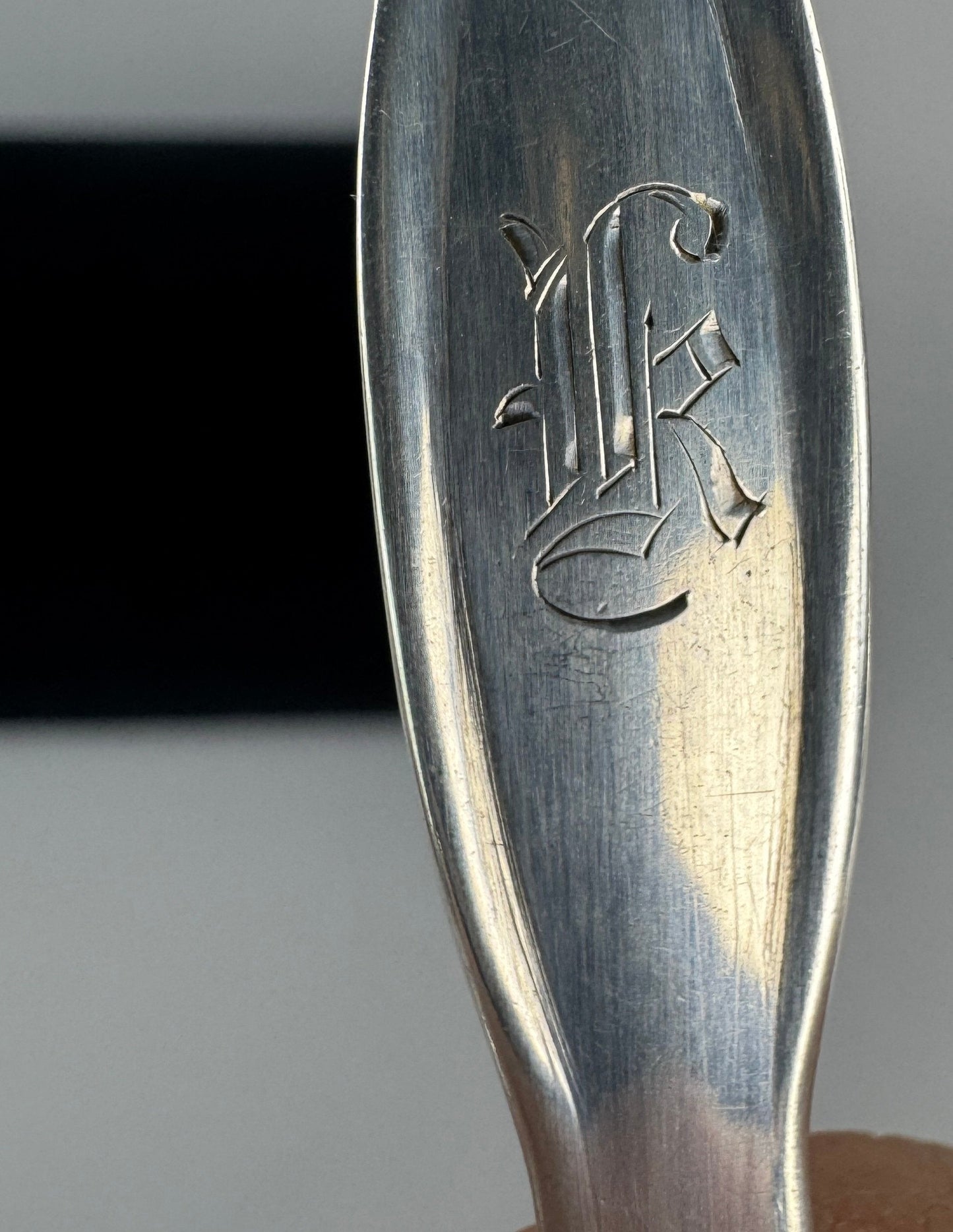 6 Whiting Lily of the Valley Sterling Silver Dessert/Ice Cream Spoons