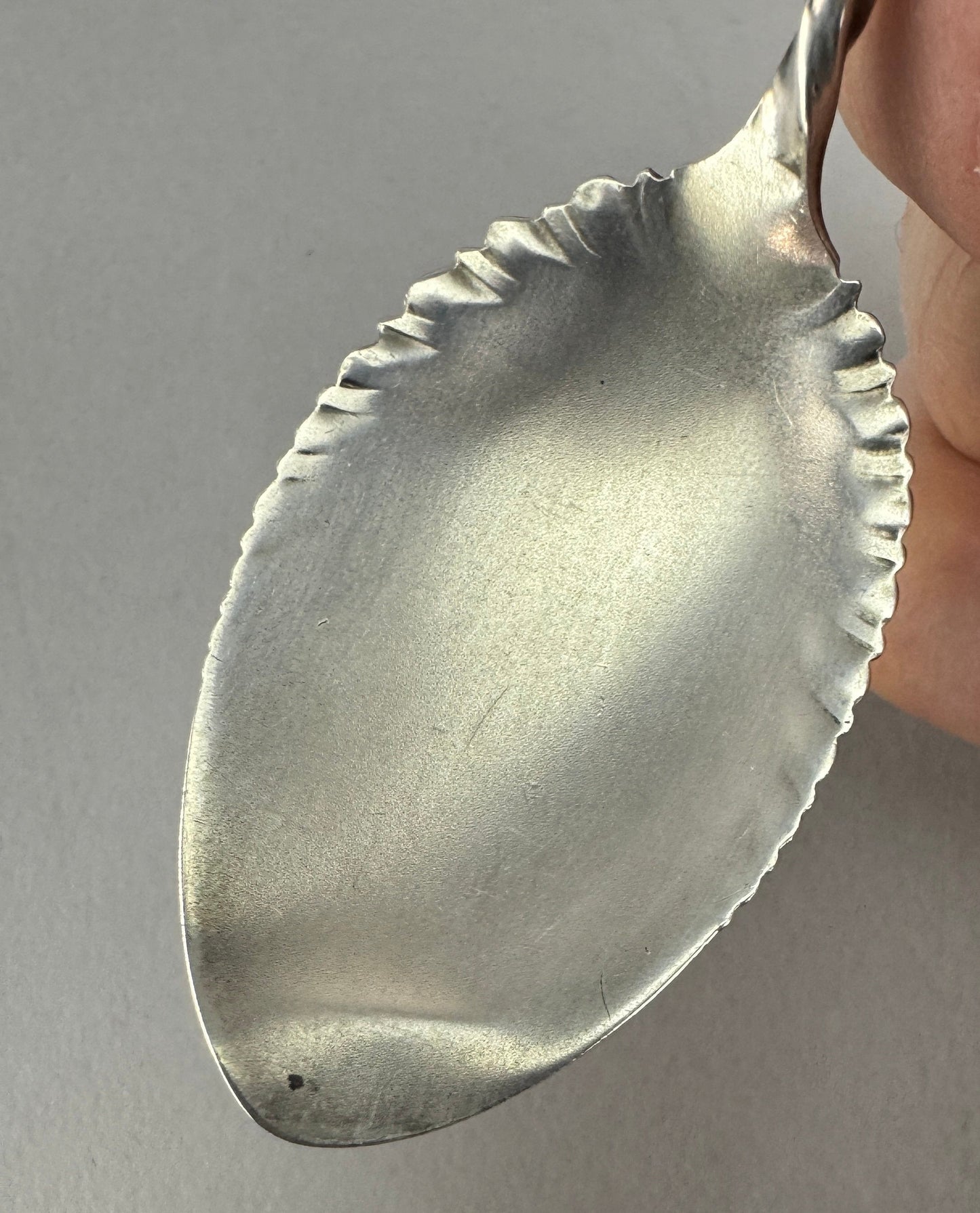 6 Whiting Lily of the Valley Sterling Silver Dessert/Ice Cream Spoons