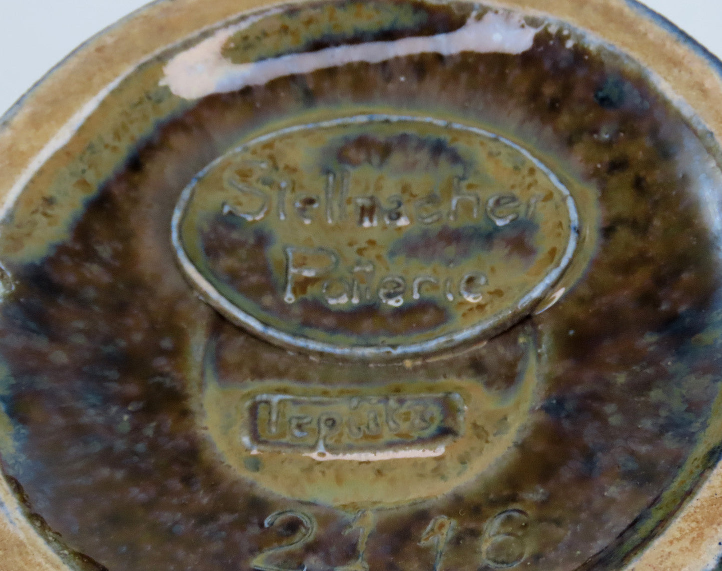 Rare Early 1900s Teplitz Eduard Stellmacher Pottery Lion Pitcher Jug 5 5/8"