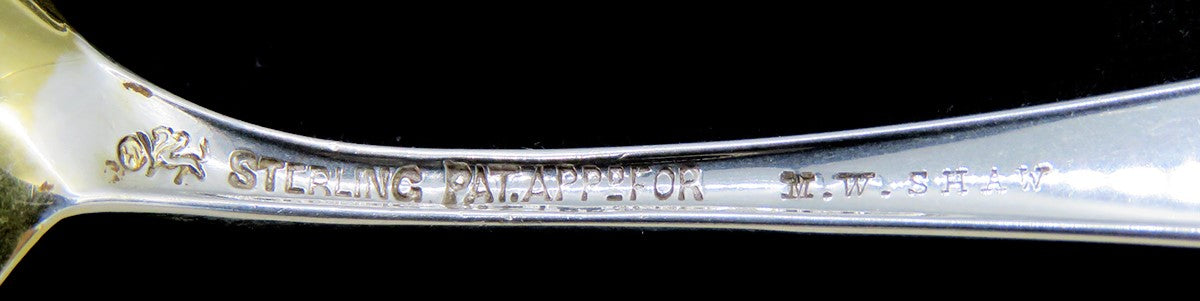 11 Antique Whiting Laureate 1890 Sterling Silver Demitasse Spoons