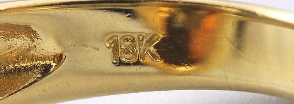 Eye-Catching 18k Yellow Gold 6.6ct Citrine & .92ct Diamond Ring