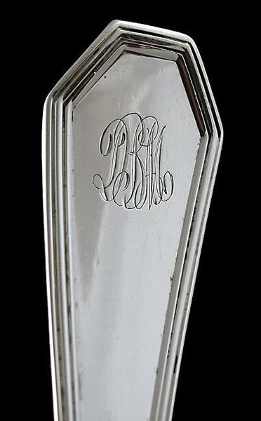 Dominick & Haff Queen Anne Sterling Silver Cheese Scoop Server 8 1/8"