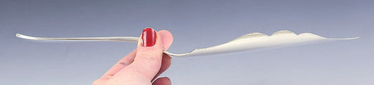 Lovely Durgin Sterling Silver Bright Cut Irish Star Fish Slice/Server 11"