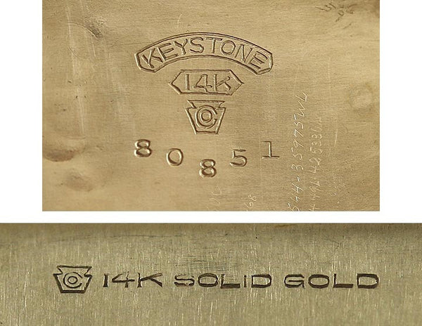 Quality 1935 Waltham 14k Yellow Gold Mens Wrist Watch