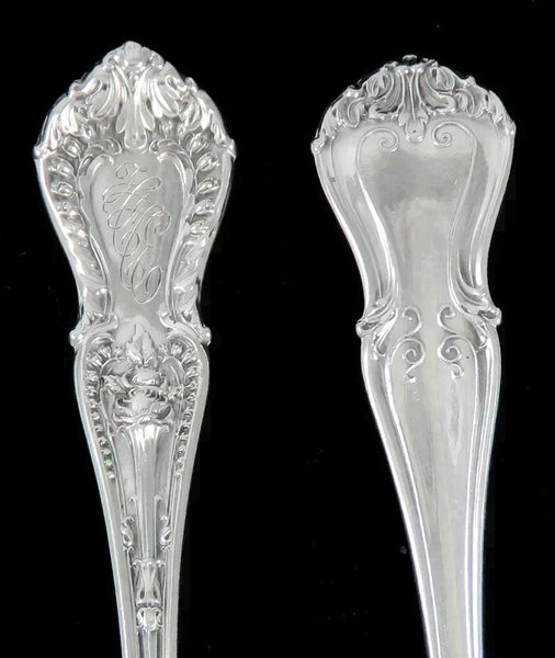 12 Antique Sterling Silver Whiting Dorothy Vermon 1909 Demitasse Spoons 4"