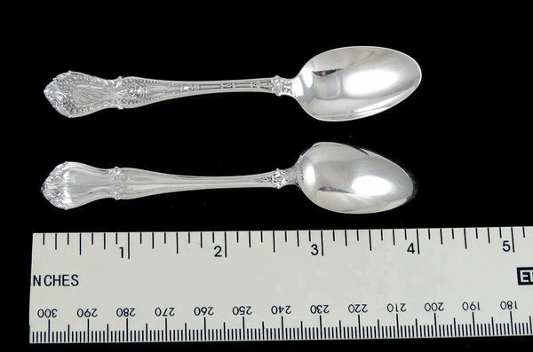 12 Antique Sterling Silver Whiting Dorothy Vermon 1909 Demitasse Spoons 4"