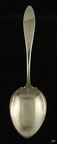 Antique Arts & Crafts American Hand Hammered Sterling Silver Serving Spoon