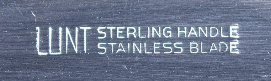 Great set 4 Lunt Sterling Silver Eloquence Knives