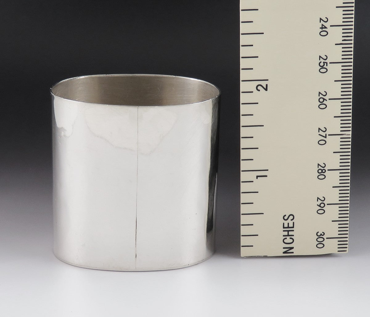 Antique Vintage Sterling Silver Handwrought Oak Leaf Toothpick Holder