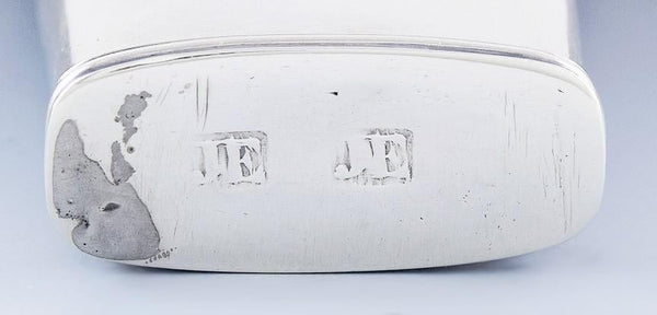 mid 1700s Rare American Coin Silver Lancet Case w/Great Crest