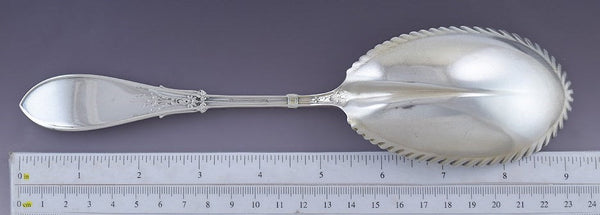 Superb Whiting Sterling Silver Arabesque Serving Scoop / Spoon W Mono