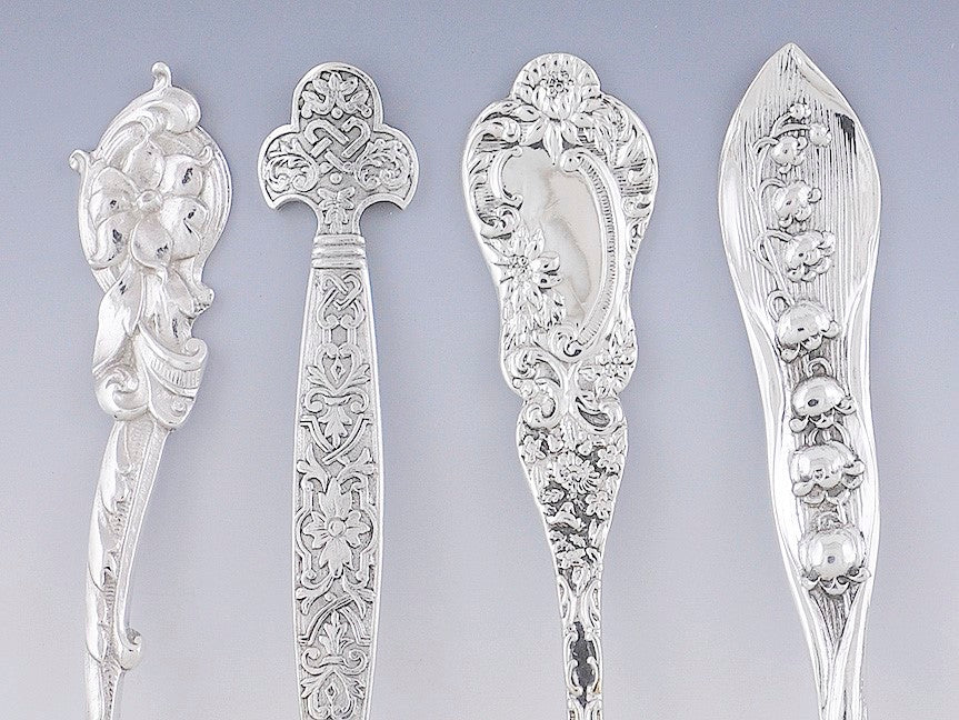 Asst'd Group 8 American Sterling Silver Demitasse Spoons