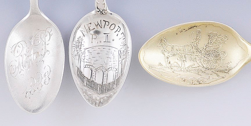 Asst'd Group 8 American Sterling Silver Demitasse Spoons