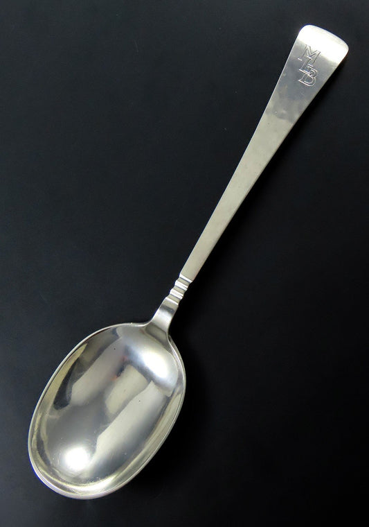 Vintage Porter Blanchard Capri 1930s Sterling Silver Serving Spoon 8 1/2"