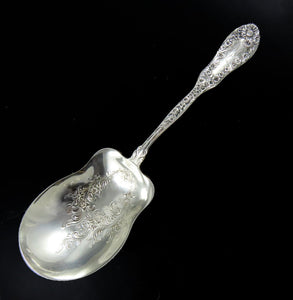 Fabulous Dominick Haff No 10 Sterling Silver Lg Berry Casserole Spoon 9 1/8"