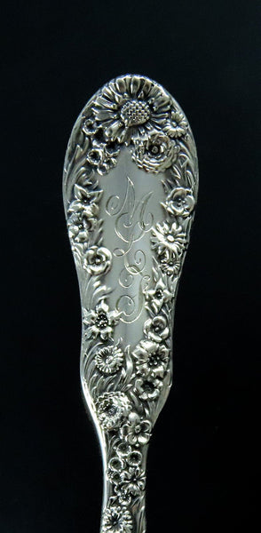 Fabulous Dominick Haff No 10 Sterling Silver Lg Berry Casserole Spoon 9 1/8"