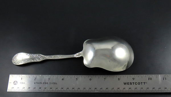 Fabulous Dominick Haff No 10 Sterling Silver Lg Berry Casserole Spoon 9 1/8"